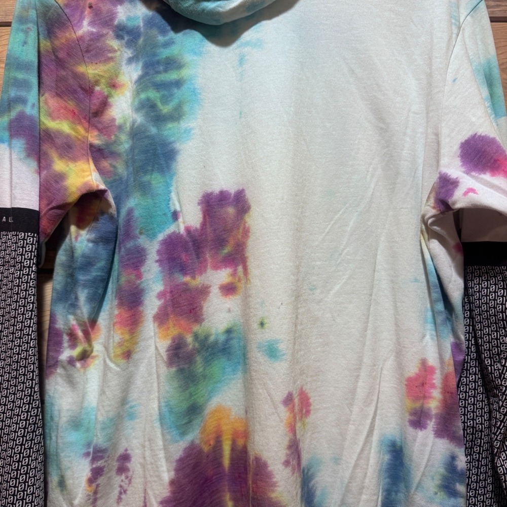 Nike Dri‎ Fit Athletic Cut Rare Tie Dye Hoodie Long Sleeve GorpCore Mens Medium - Picture 6 of 8